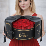 Black Rose Love Box