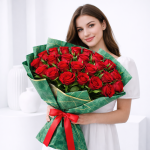 Beauty 21 Red Roses Bouquet
