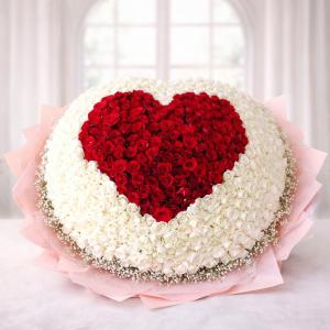 Valentine 401 Heart Roses Arrangement for Her